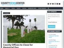 Tablet Screenshot of countynewscenter.com